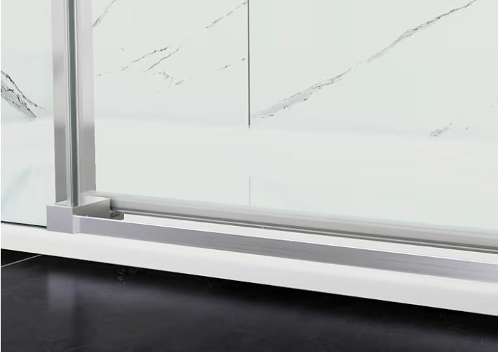 5/16" Frameless Single Sliding Shower Door - Square (WSD 5600)
