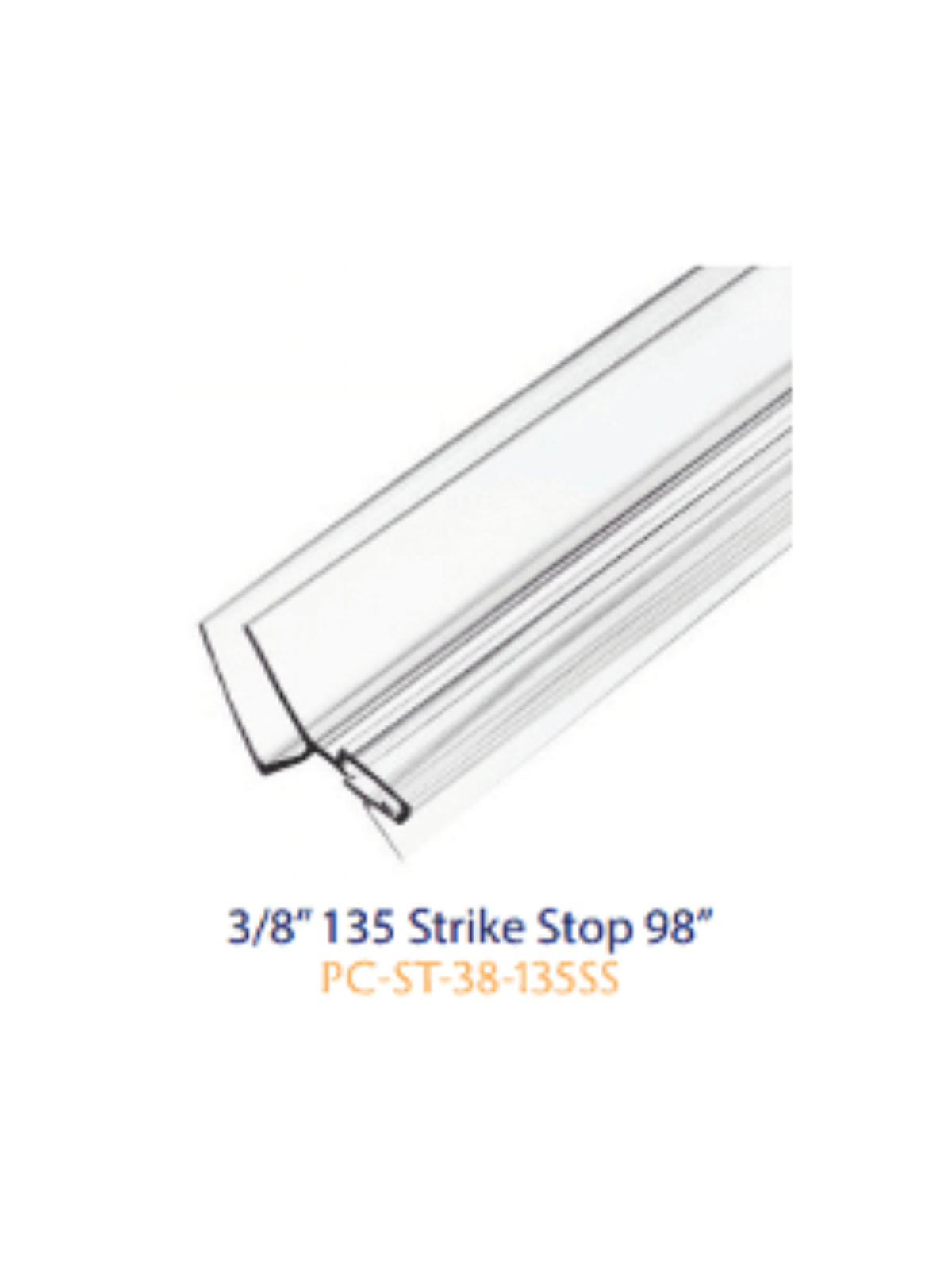 3/8" 135 Degree Strike Stop