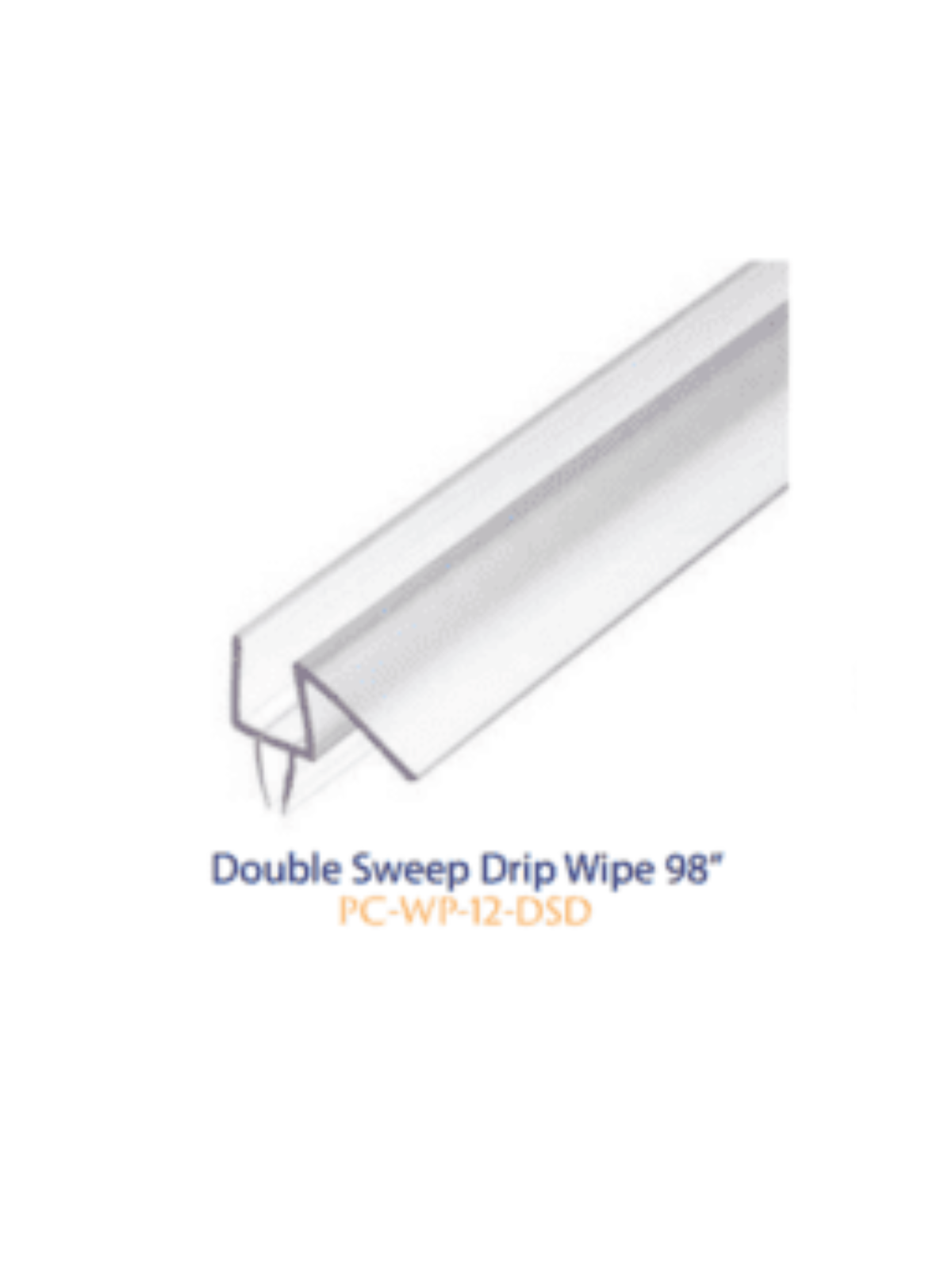 3/8" Double Sweep Drip Wipe