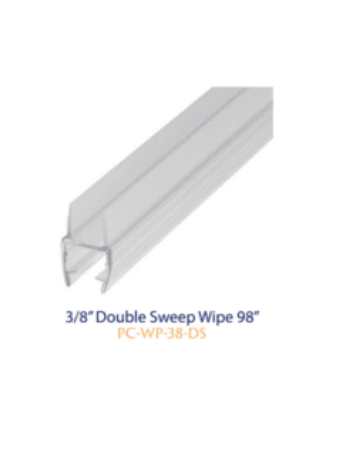 3/8" Double Sweep Wipe