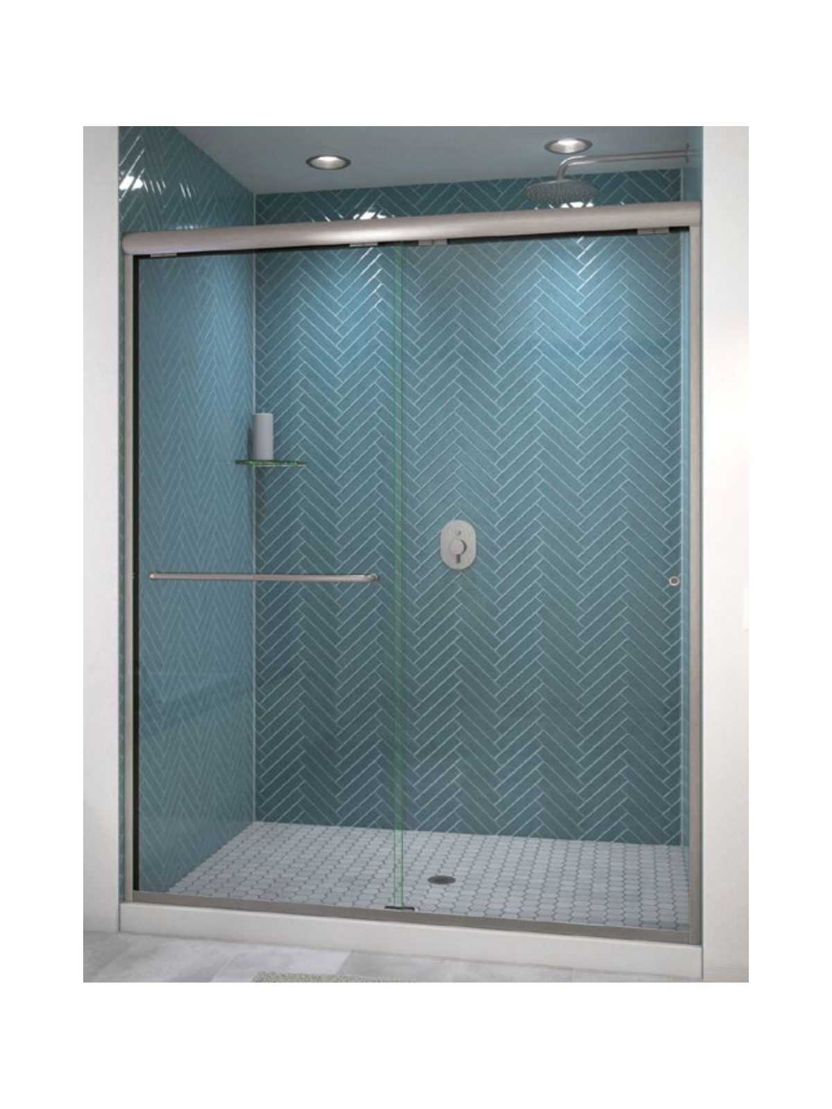 3/8" Semi-Frameless Sliding Shower Door (Arizona Shower Door)
