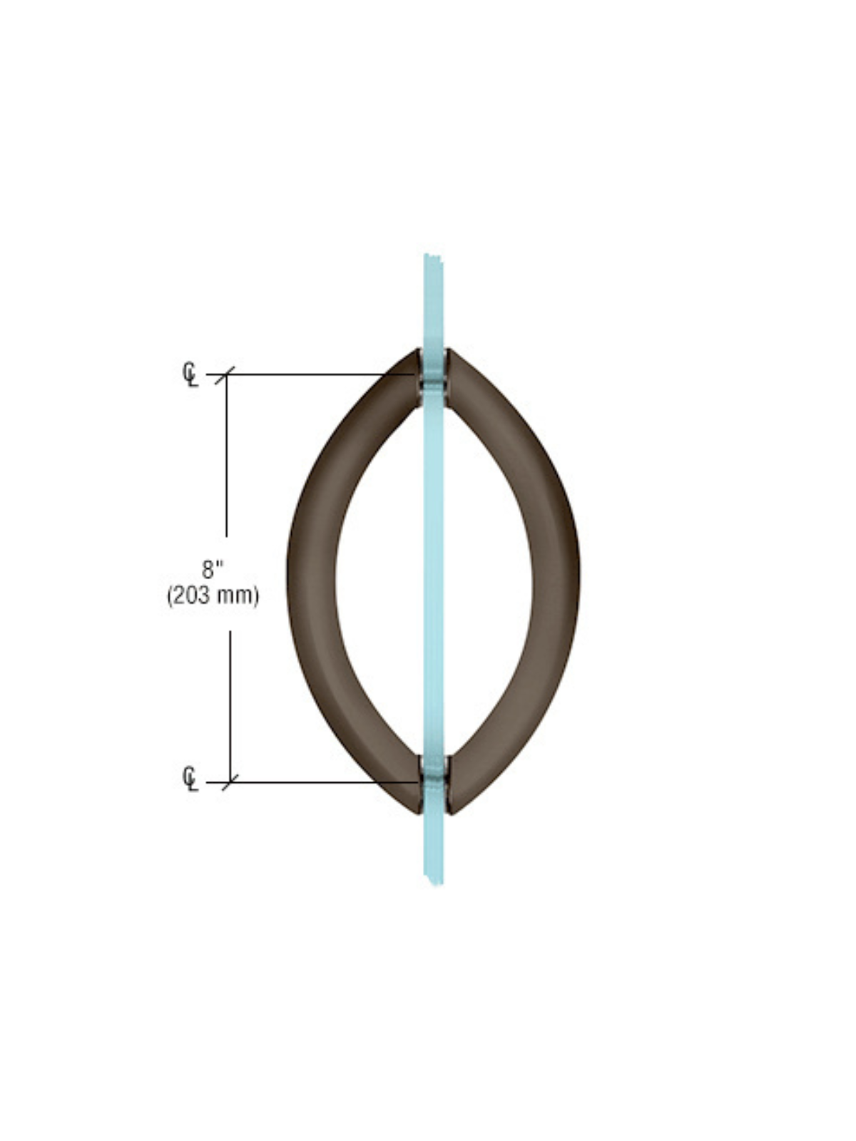 Crescent Pull Handle