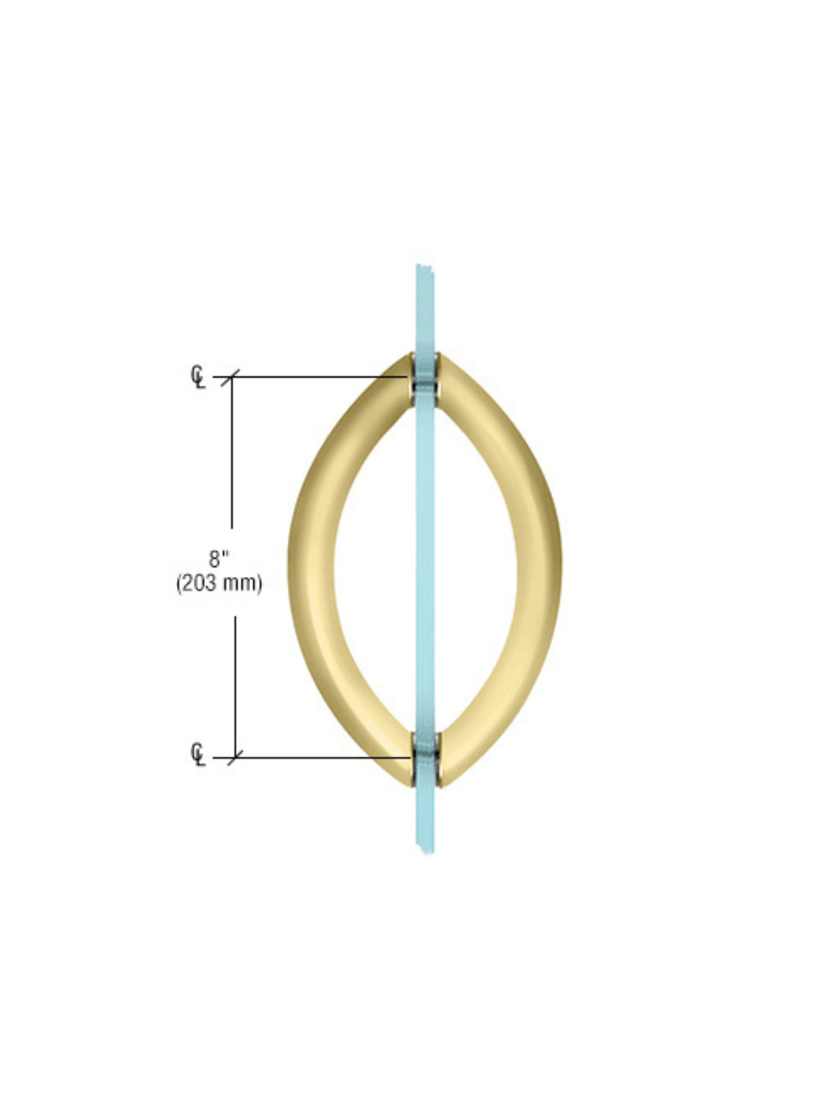 Crescent Pull Handle