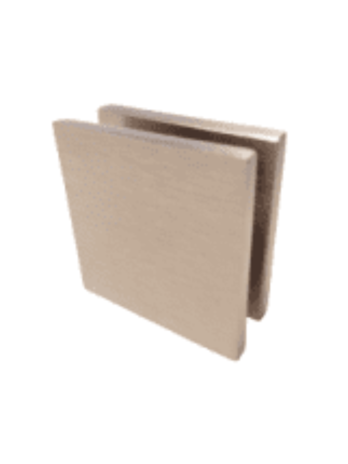 Creekside Wall to Glass Notched Clip