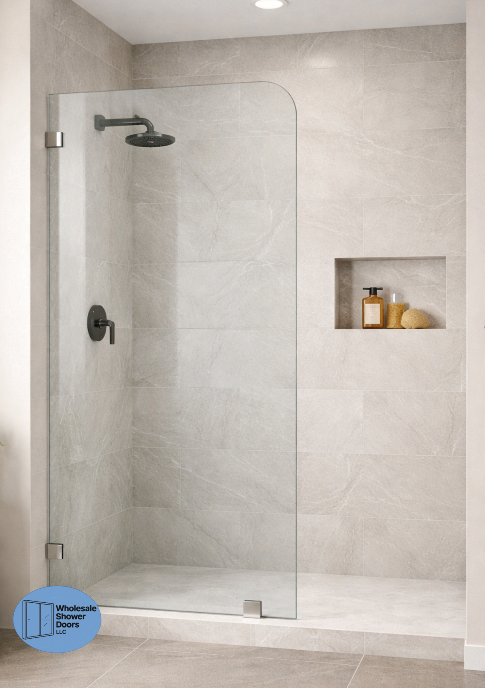 3/8" Frameless Shower Splash Panel – Tucson Pickup or Installation