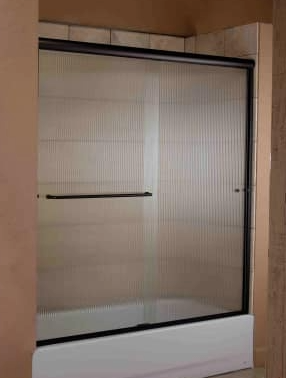1/4" Semi-Frameless Sliding Shower Door